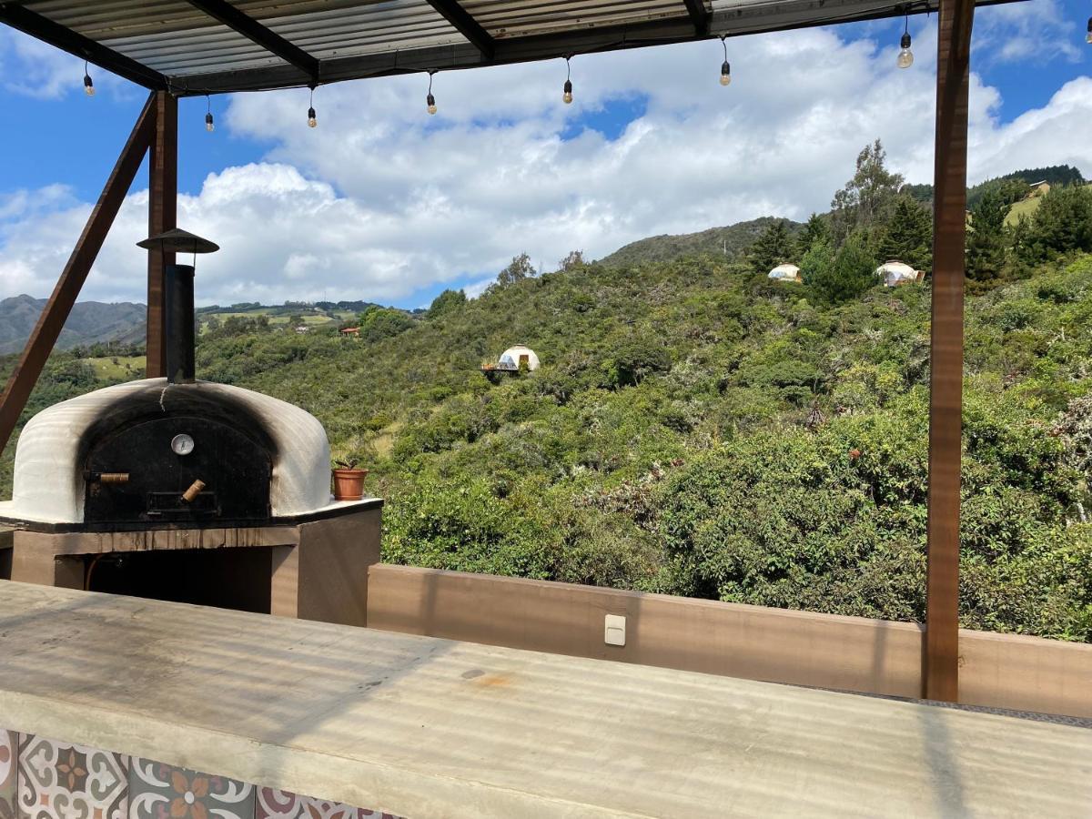 Casa Oro Glamping Hostel Guatavita Ngoại thất bức ảnh