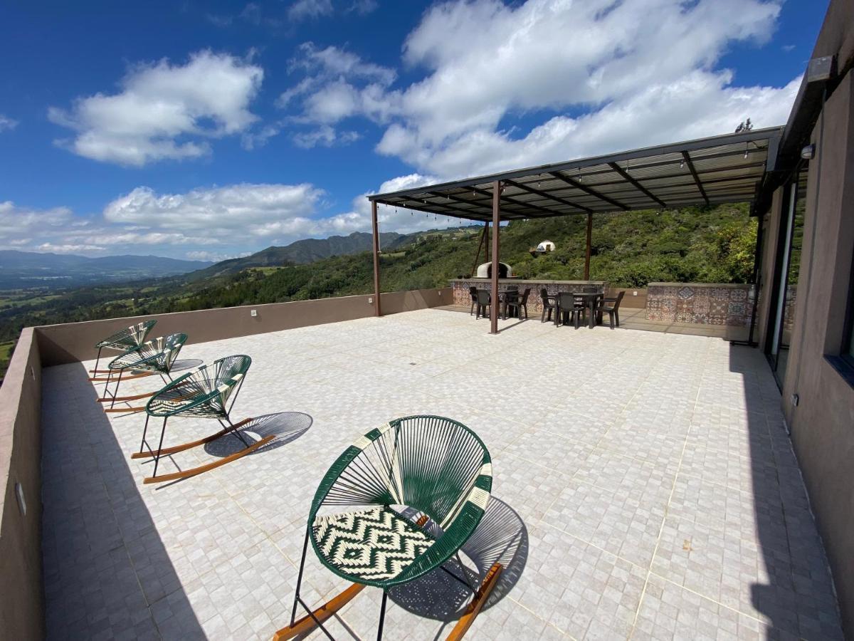 Casa Oro Glamping Hostel Guatavita Ngoại thất bức ảnh